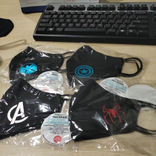 Masker Kain Washable Premium Superhero