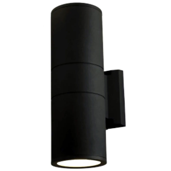 Lampu Dinding Tempel Hias Taman Pilar Teras Outdoor 2 Sisi Bulat