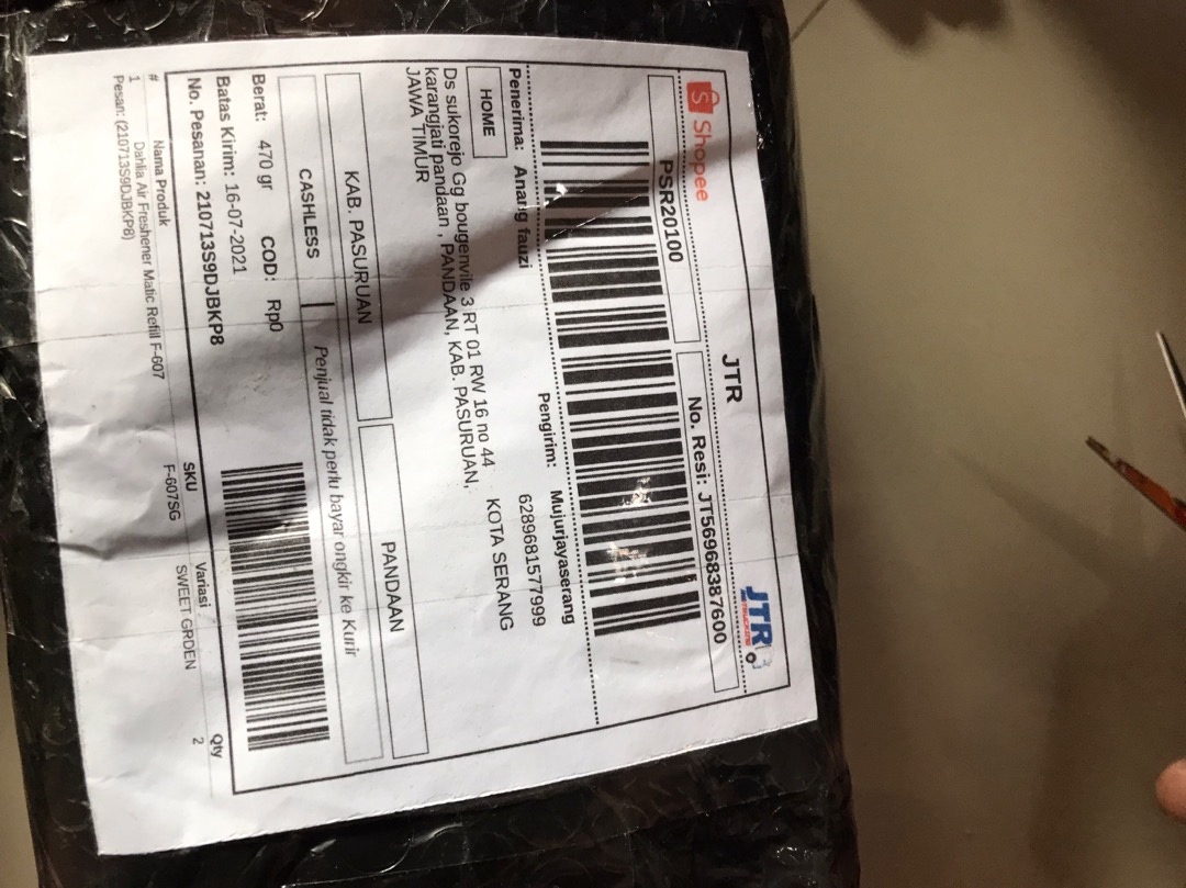 Dahlia Air Freshener Matic Refill F-607