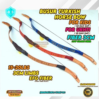 Olah Raga Panahan Traditional Busur Fiber  EFG Low Grade 15-20Lb