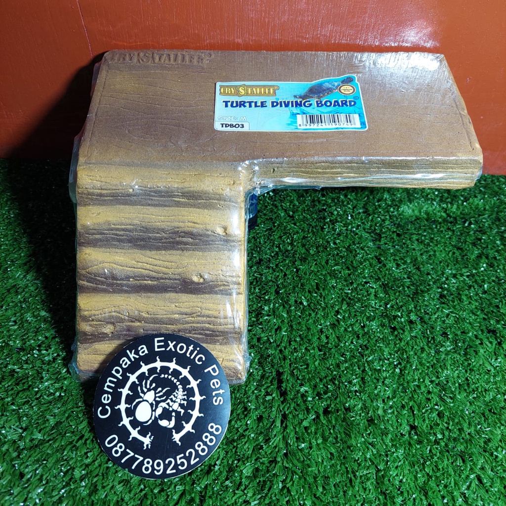 TURTLE DIVING BOARD SIZE L TEMPAT JEMUR KURA AIR BASKING KURA AIR TEMPAT BERMAIN KURA AIR RES BRAZIL