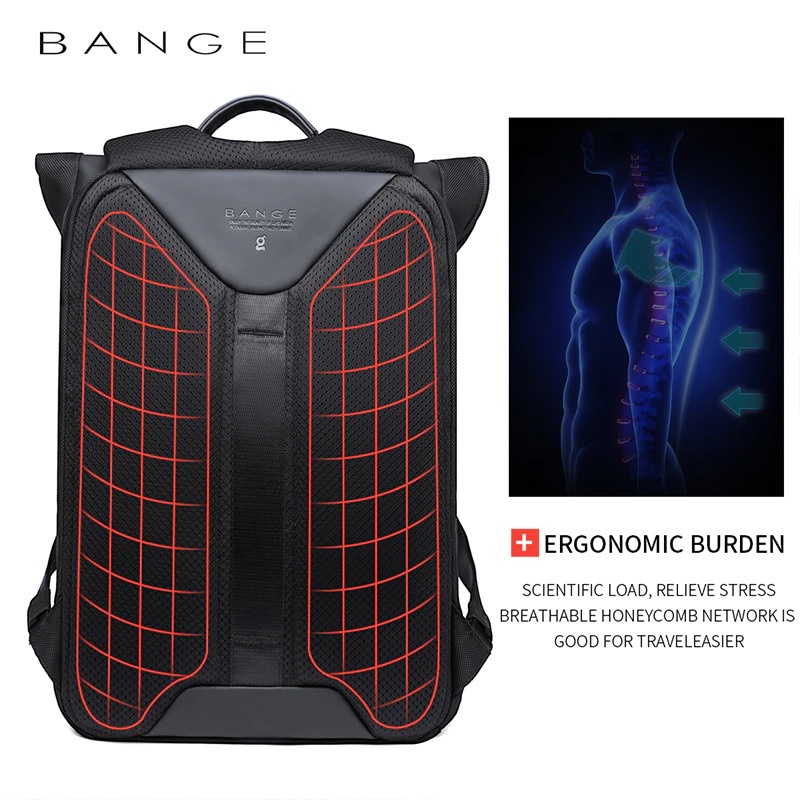 BANGE BG-G65 - Stylish Multifunctional Waterproof Rucksack Backpack