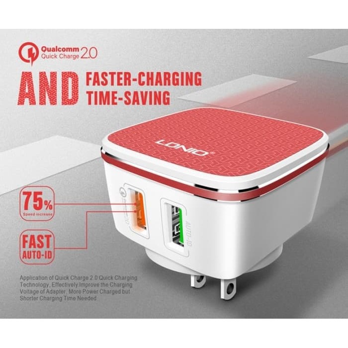 Charger Smartphone Quick Charge LDNIO A2405Q