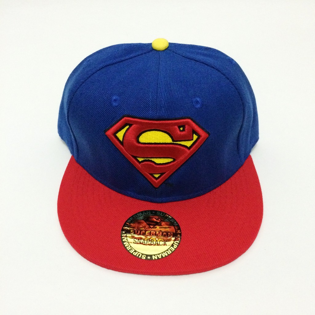 Topi Snapback Superman Biru Merah import murah