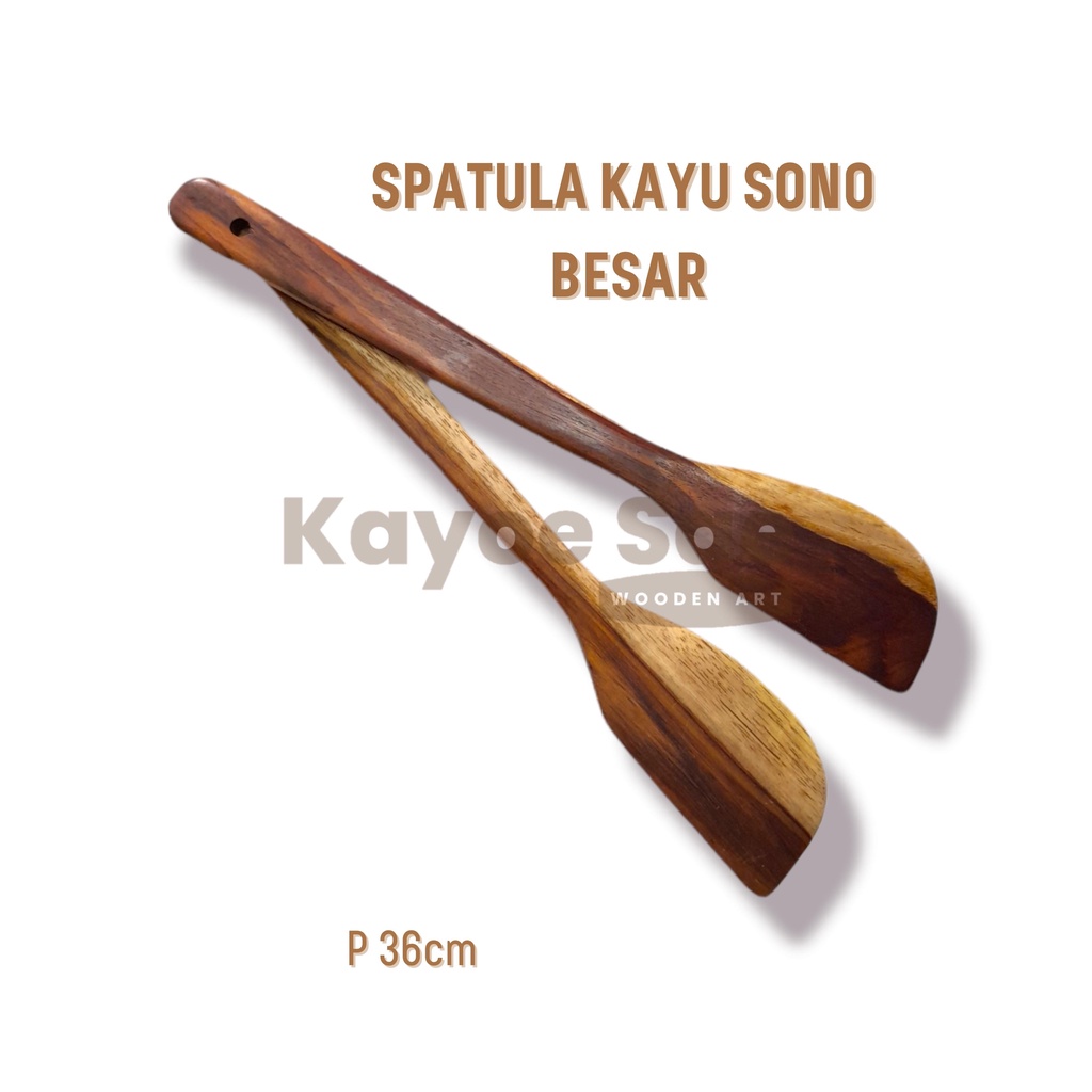 SPATULA KAYU SONO BESAR / SUTIL KAYU / SUTIL BESAR / SUTIL