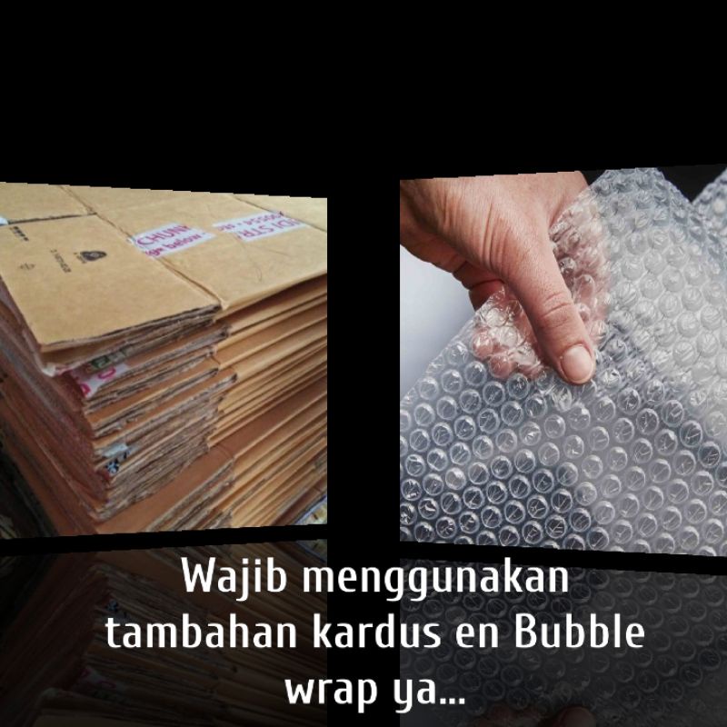 

Kardus en Bubble wrap supaya aman sampai tujuan, WAJIB YA KAK