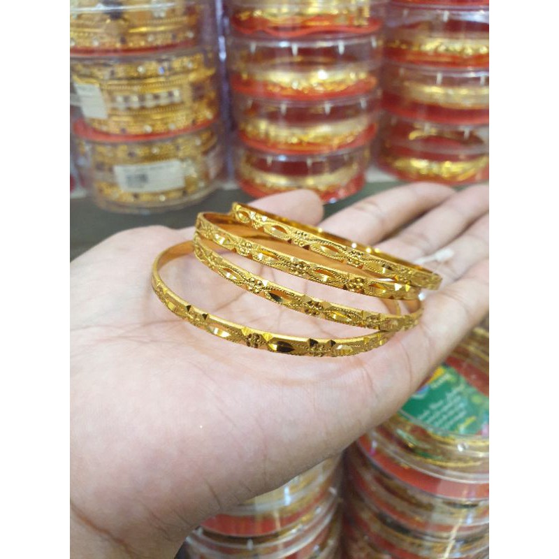 gelang keroncong dubai/gelang india/gelang lapis emas
