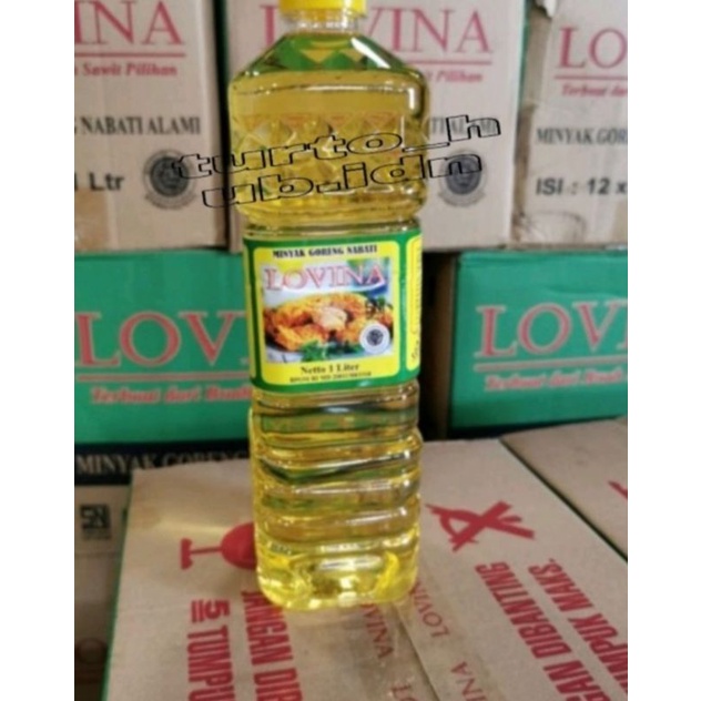 

1 karton minyak goreng lovina botol 1 liter (isi 12)