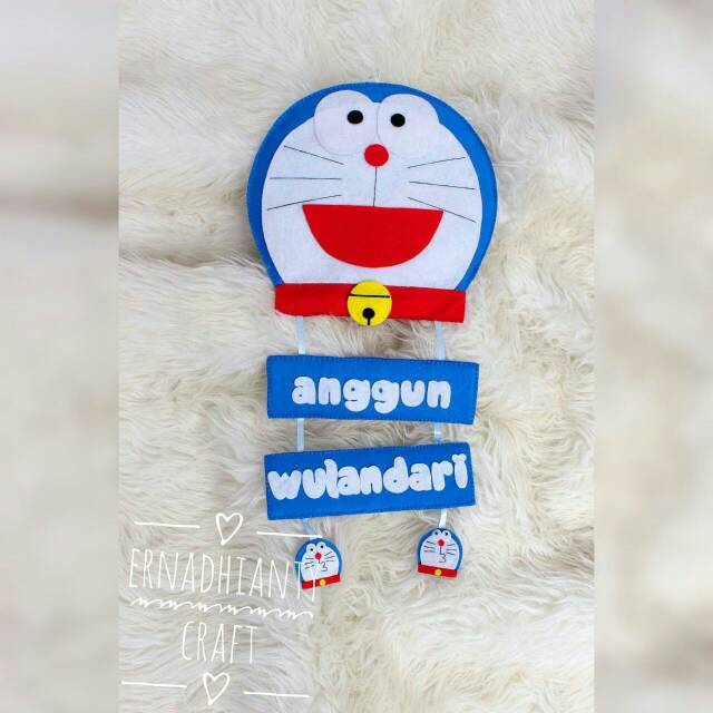 Cara Membuat Gantungan Pintu Doraemon Dari Kain Flanel Temukan Contoh