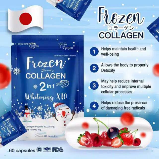 Frozen collagen 2in1 whitening x10