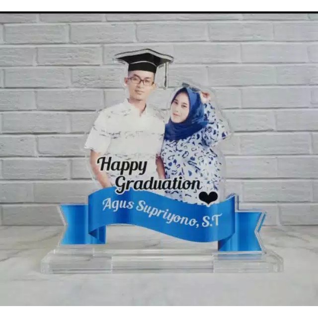 Plakat Wisuda Kado Wisuda Foto Happy Graduation Souvernir Wisuda