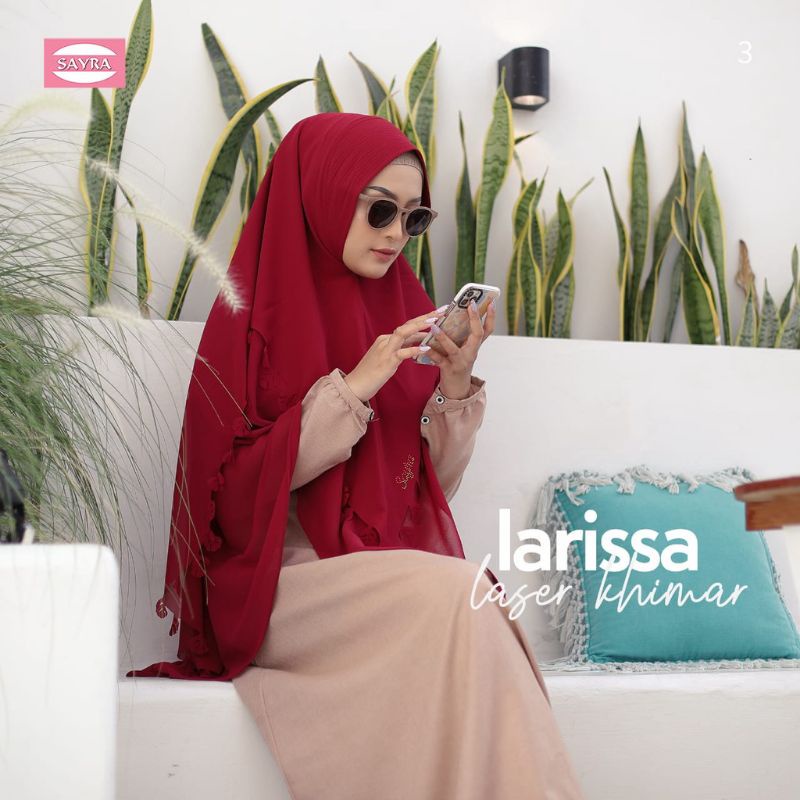 khimar hijab syar'i larissa Ori sayra SAYRA