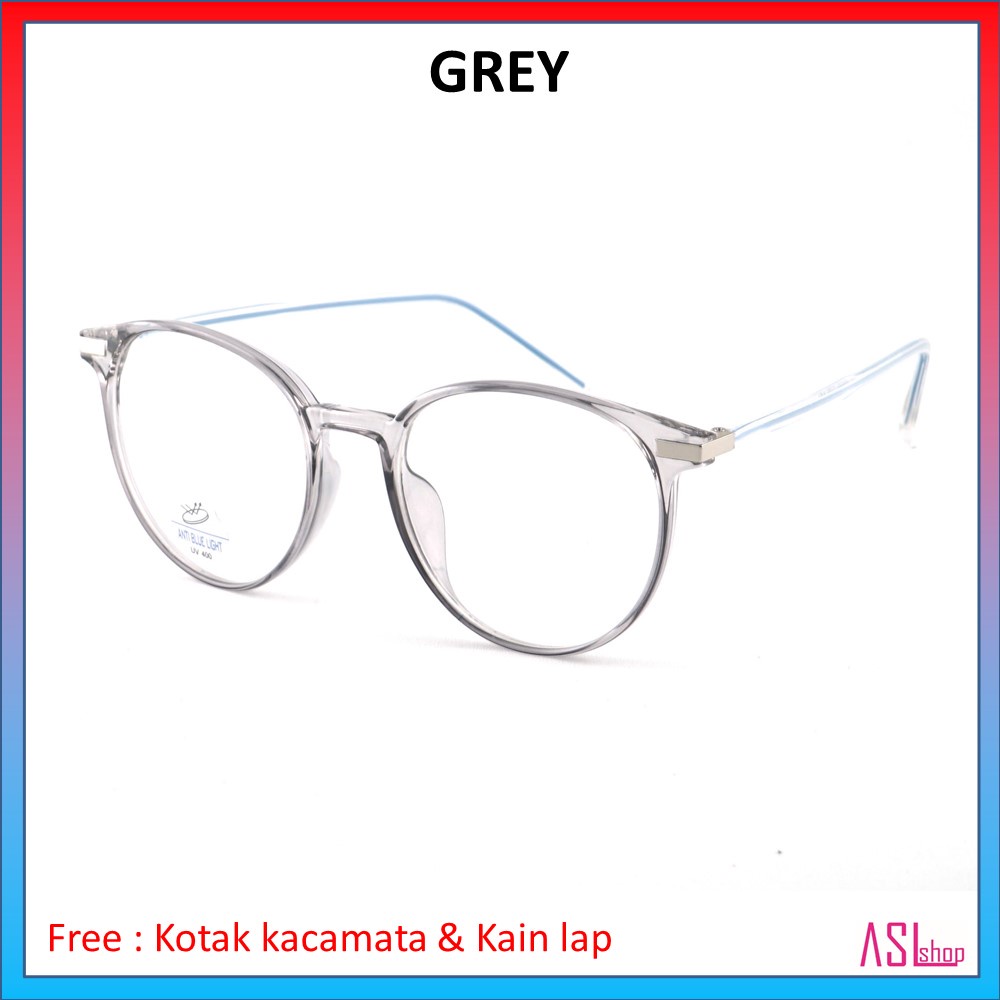 FRAME DAN KACAMATA MINUS (TR 8276) RINGAN DAN LENTUR