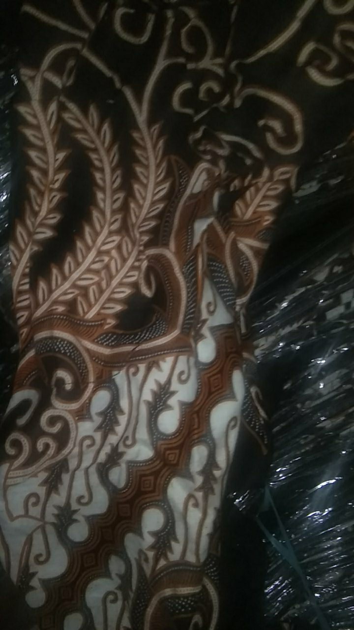 (bisa Cod) Tey-17 Batik Wanita Asj Sa Hrb026 Kenongo Kemeja Tosca Pendek