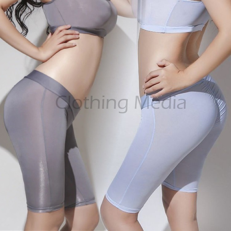 Celana Pendek Silky Halus Wanita Semi Transparan Boyshort Safety Pants Elastis