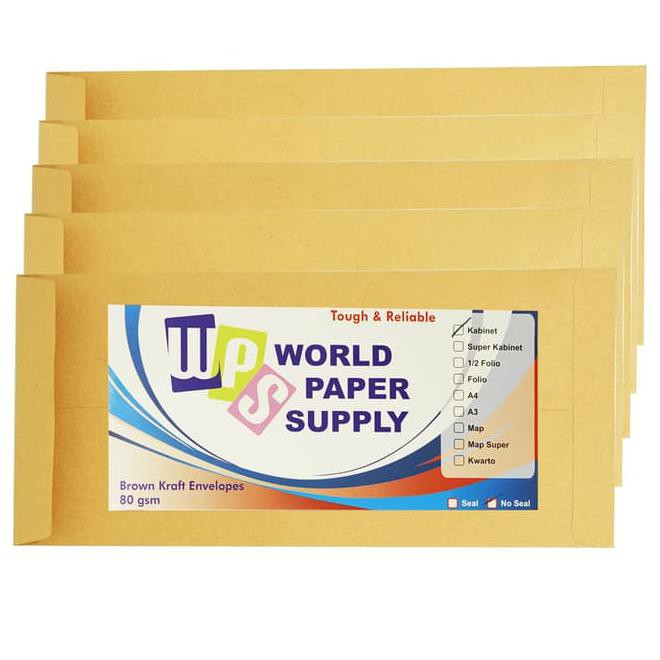 

Amplop Coklat Ukuran Kabinet Wps ( 11 X 24 Cm ) - Perpack