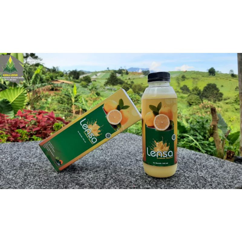 Lensa Sari Lemon Santri Asli Tanpa Tambahan Air Pengawet Pemanis Perasa 250 ml