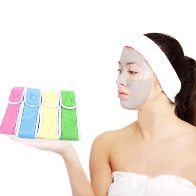 Facial headband bando mandi / bandana cuci muka make up masker