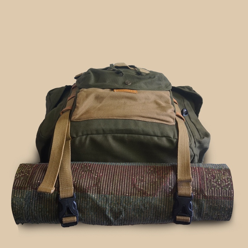 DIVINCES Backpack NGALALANA 1.0 - Tas Ransel Bushcraft Laptop Kanvas BerGARANSI Pria Wanita Kuliah Kerja Sekolah