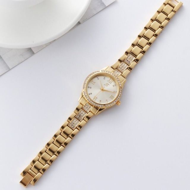 Jam Tangan Wanita Stainless Jims Honey 8120 Women Watch Import Branded / Jam Tangan Murah