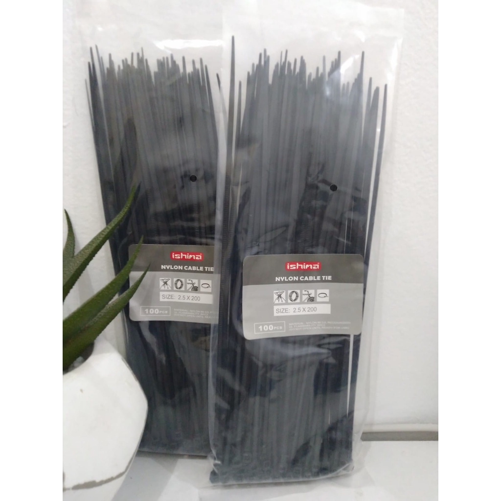 [100 Pcs] Kabel ties 20CM Cable tie EKONOMIS MURAH