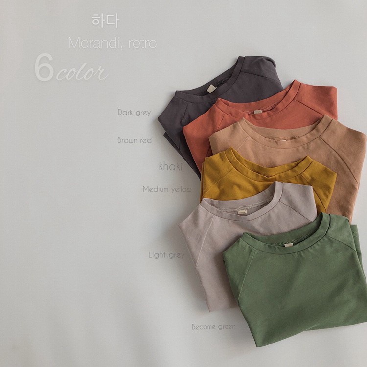 1-5thn | Tshirt Kaos Korea Basic Oblong Anak Laki-laki Pakaian Bayi KQHZ catalog KA