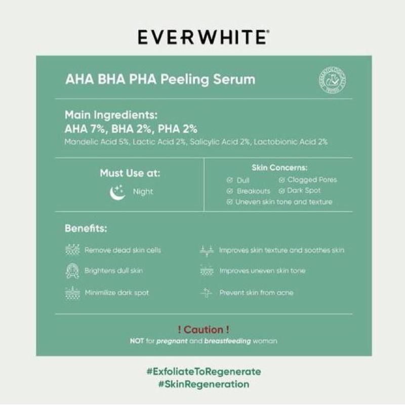 EVERWHITE AHA-BHA-PHA Peeling Serum