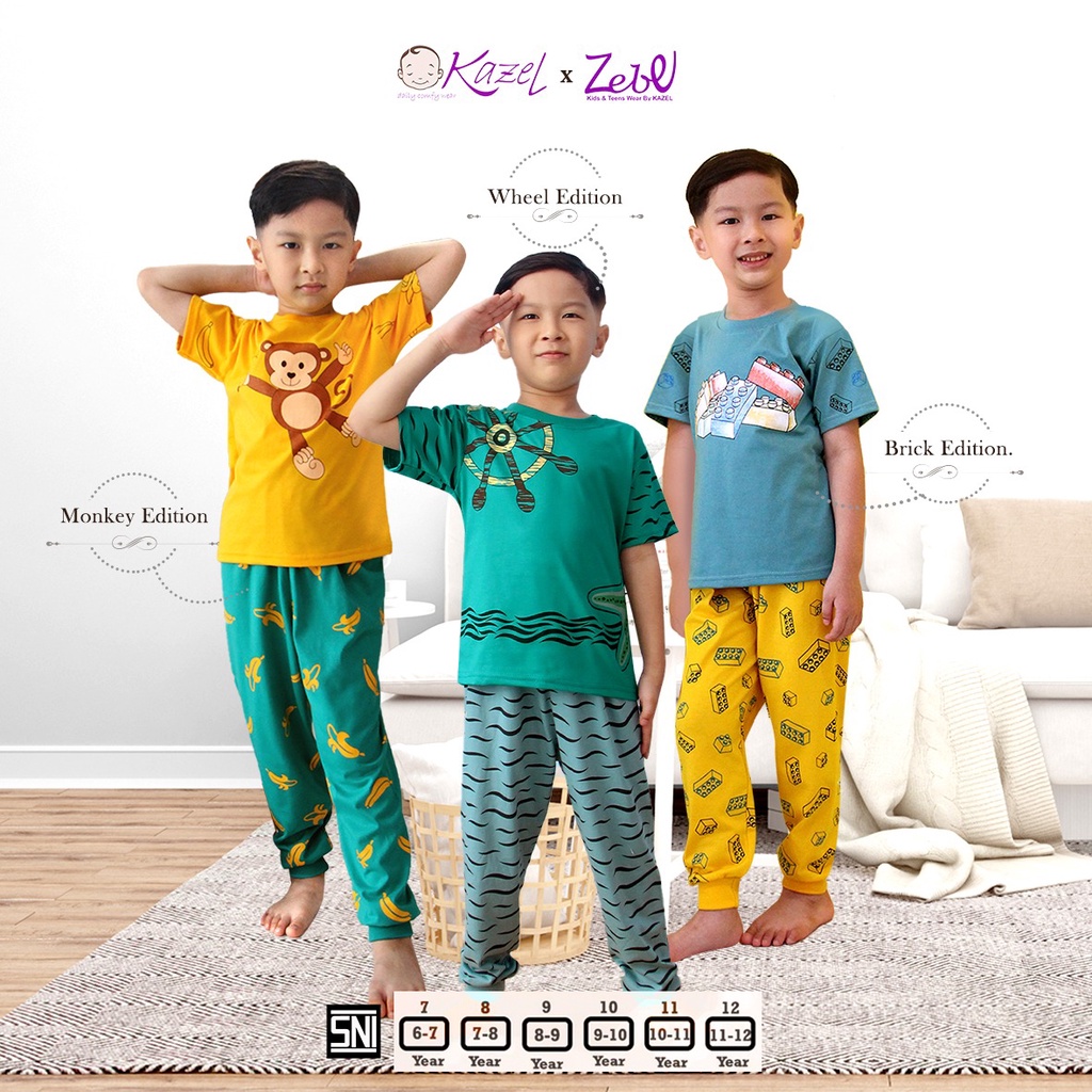 Zebe Piyama Motif BOY Edition