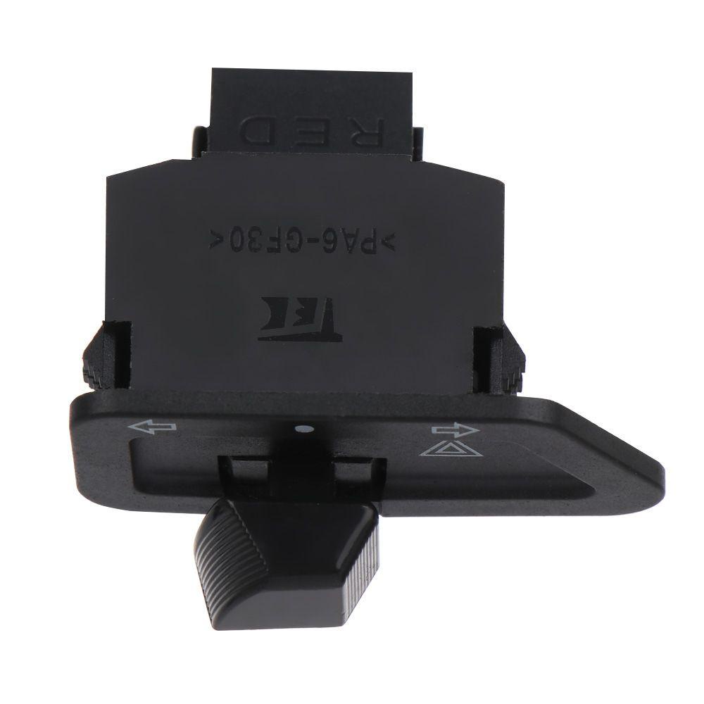 R-FLOWER 1/2/3pcs Lampu Flash Ganda Hitam 50cc 125cc 150cc Pemasangan Mudah Tombol Saklar Tunggal