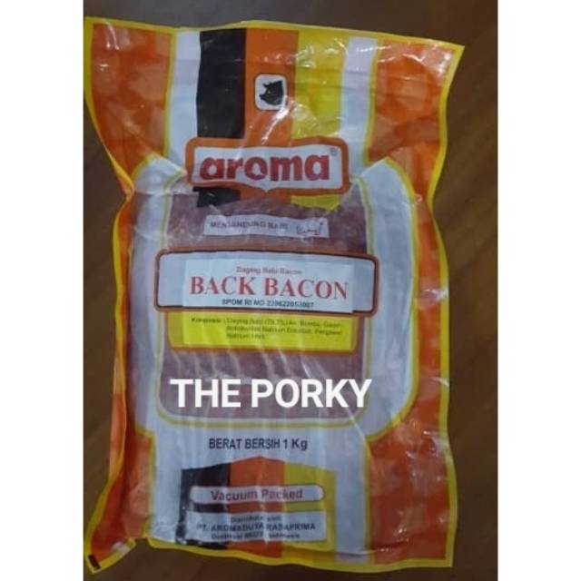 

PORK BACK BACON AROMA BALI @1KG
