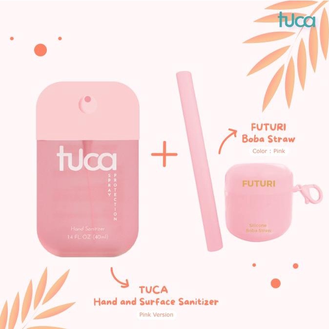 Futuri x Tuca - Tuca Hand Sanitizer and Foldable Straw Bundling Set