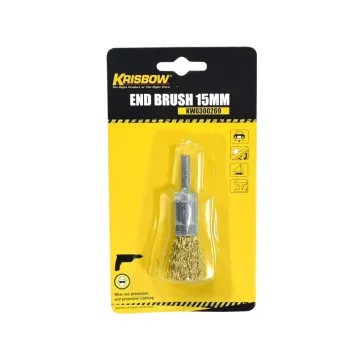 Kepala sikat kawat krisbow end cup 15mm / mata bor sikat kawat krisbow/ end cup brush 15mm