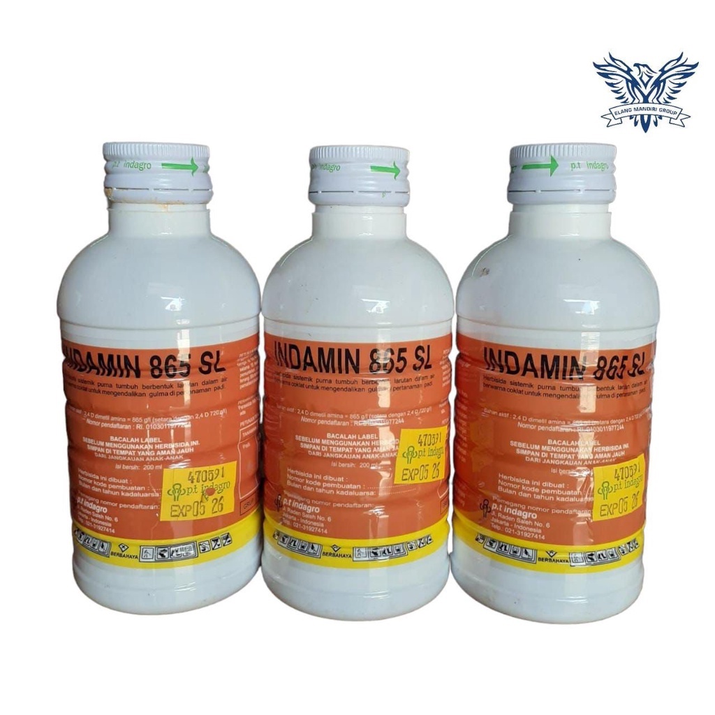 Herbisida Indamin 865SL 200ml Lindomin Starmin Bahan aktif : 2,4 D dimetol amin