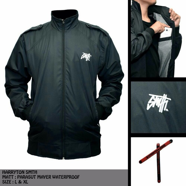 jaket harryton smith original/parasut anti air/jaket cowok