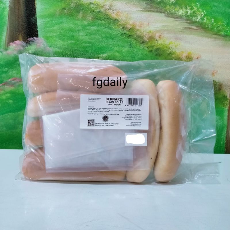 

Roti Hot dog bernardi isi 6 / roti hotdog murah / roti sosis bernardi