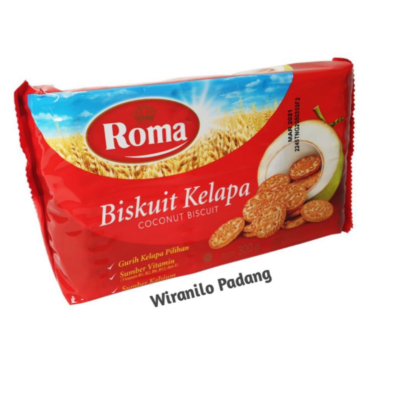 

Roma Biskuit Kelapa Family Pack 300 gr - Wiranilo Padang