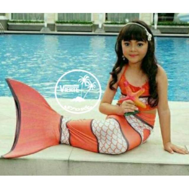 BAJU MERMAID/BAJU RENANG/BAJU MAIN ANAK | Shopee Indonesia