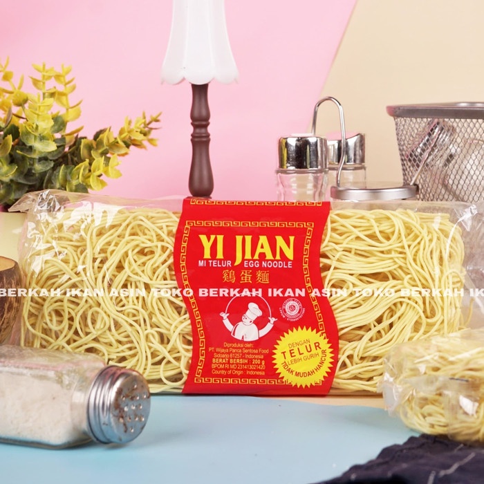 

cs2tur Mie Telur Yi Jian 200 Gr / Mie Kering Telor - Lebar Ffa2D01A1