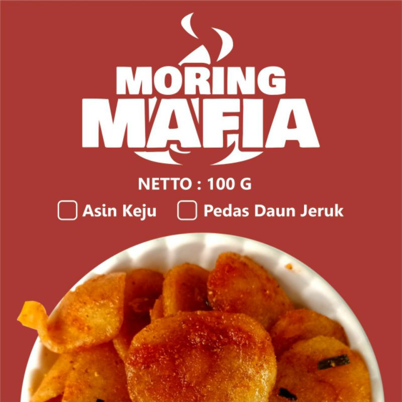 

Keripik Moring Viral 250gr Rasa Asin Keju dan Pedas Daun Jeruk