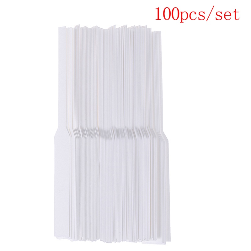 （✔✔❤100pcs Strip Kertas Test 130x12mm Untuk Parfum Aromaterapi Essential Oil