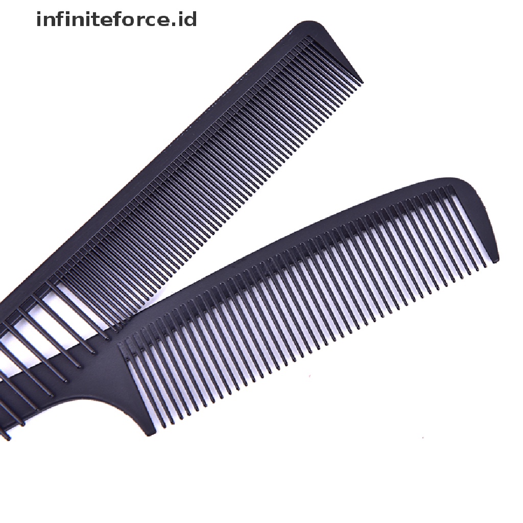 (Infiniteforce.Id) Sisir Rambut Profesional 11 Gaya Bahan Karbon Anti Statis Untuk Salon