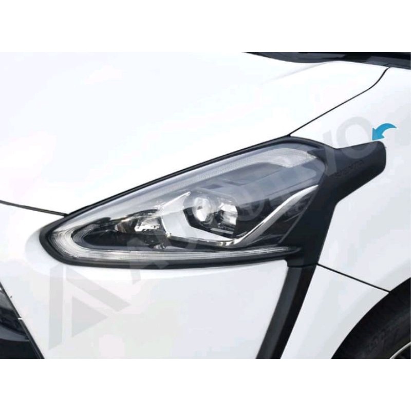 Garnish Lampu Depan Sienta Head Lamp Garnish Blackdoff