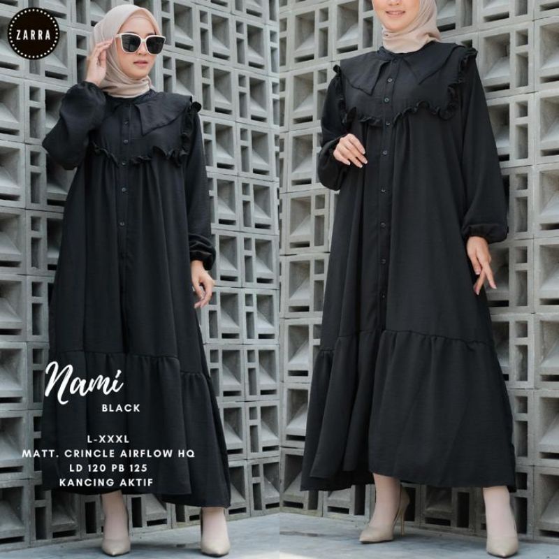 GAMIS BAHAN CRINKLE SIZE JUMBO LD 120 BUSUI FRIENDLY NAMI MAXY