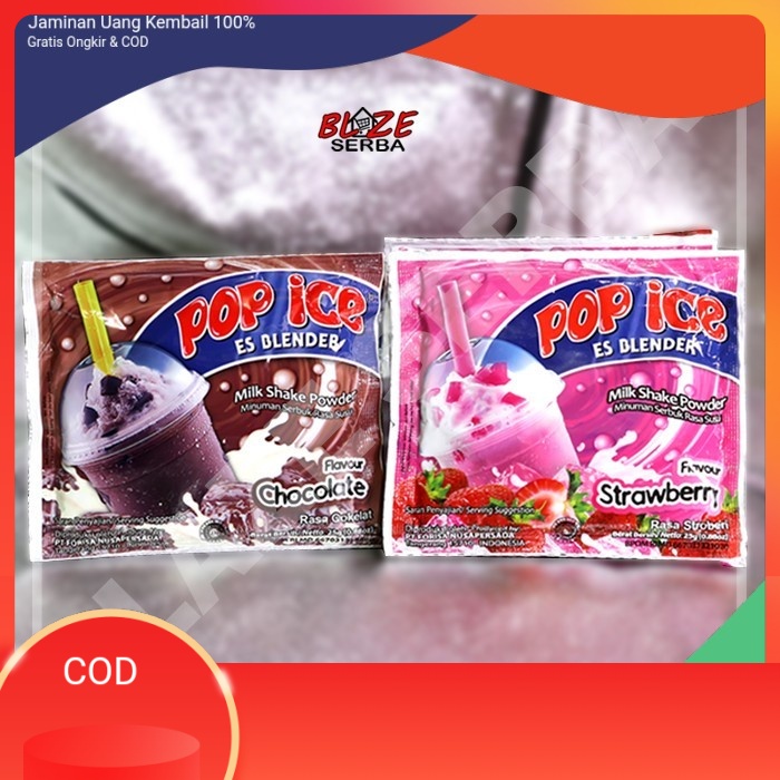 

POP ICE ES BLENDER 25Gr /RENTENG - Coklat