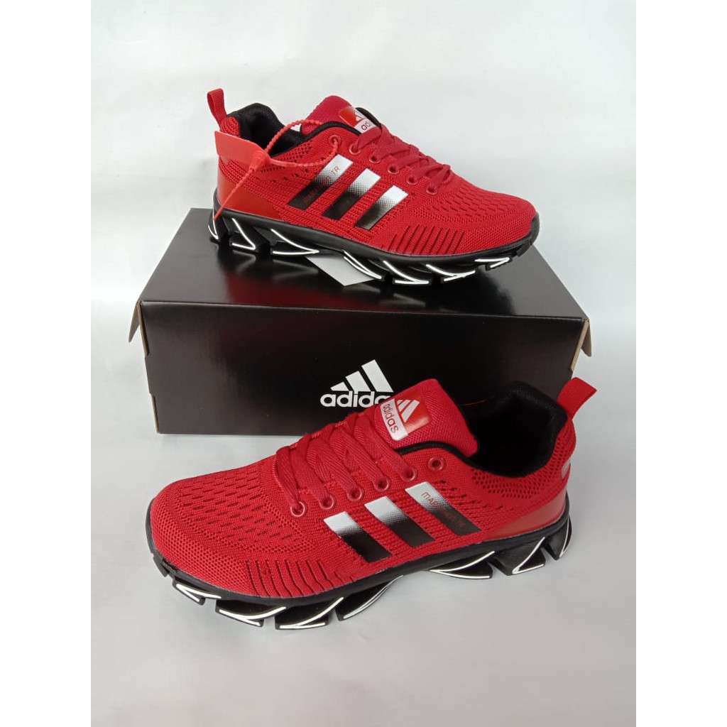 SEPATU OLAH RAGA PRIA, SEPATU JOGING PRIA, SEPATU ADIDAS SPRING BLADE MERAH PRIA