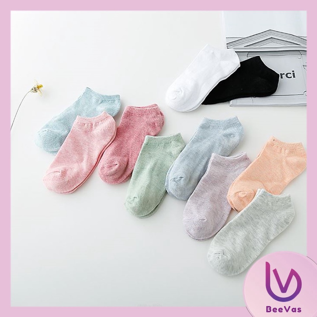 BV.ID KK356 KAOS KAKI SEMATA KAKI POLOS KAUS KAKI ANKLE DEWASA SHORT SOCKS  COD