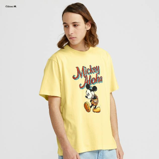 Kaos UT Uniqlo edisi mickey aloha
