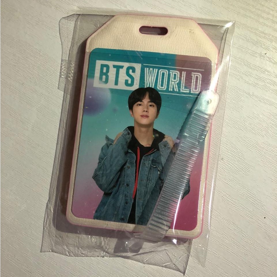 BTS World Jin Luggage Tag Gantungan Koper