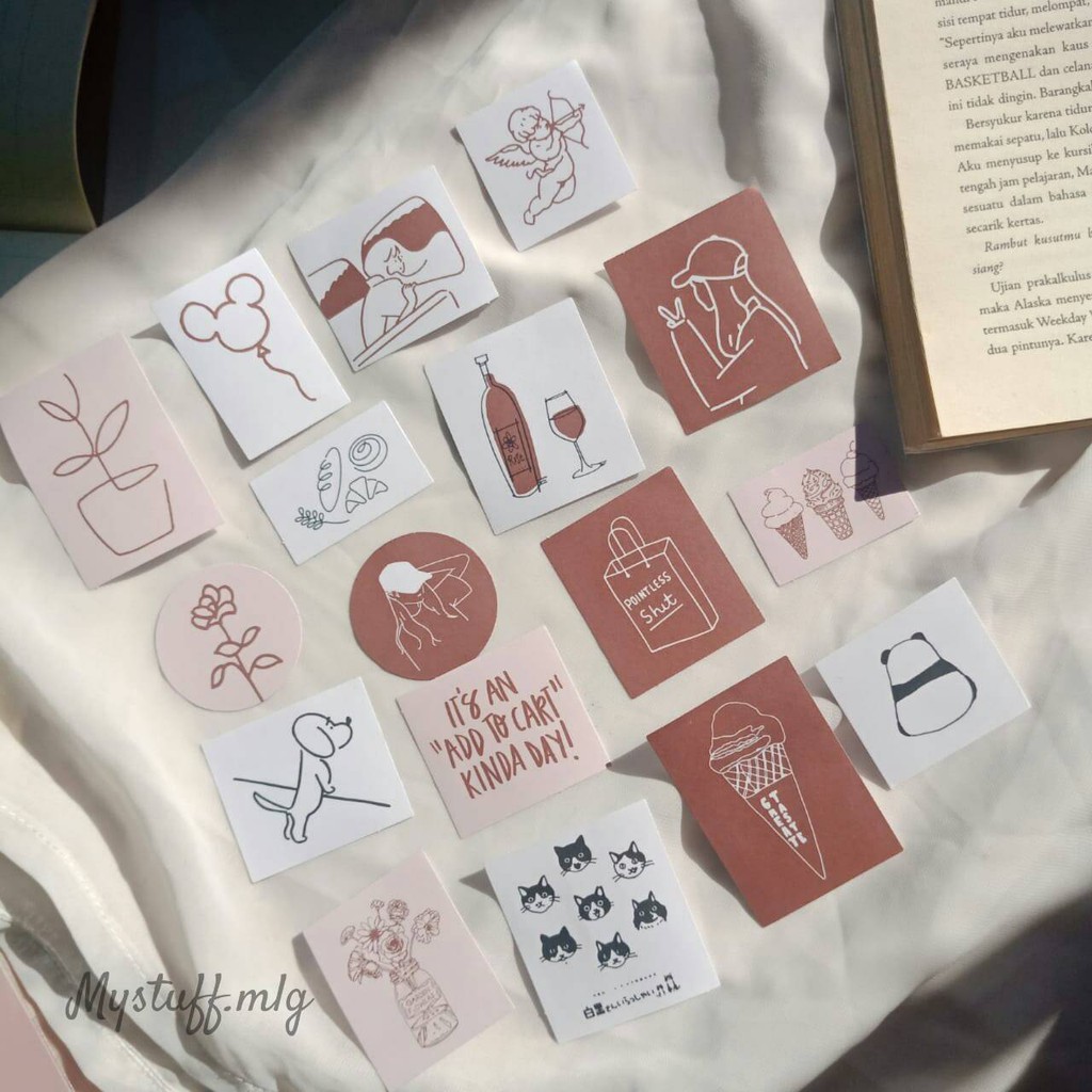 

JOURNALING STICKER DECO STIKER KERTAS