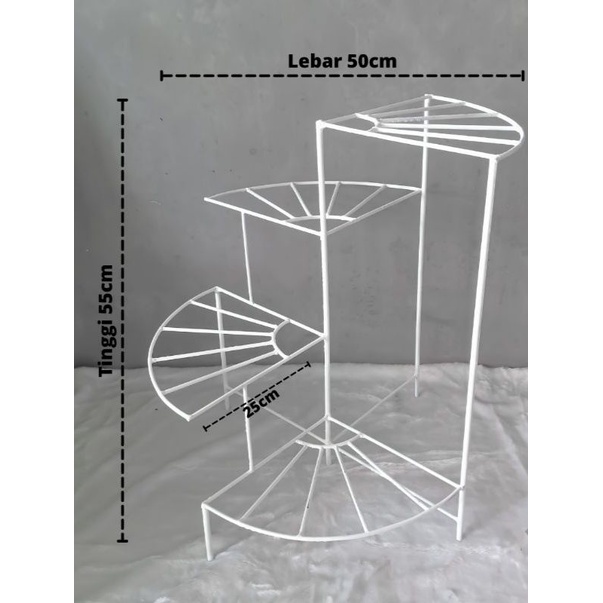 sanding pot model minimalis/rak bunga serbaguna/rak bunga besi murah